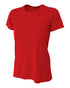 A4 Women's Cooling Performance Crew, Sizes 2XL-4XL (NW3201), Color 'Scarlet'